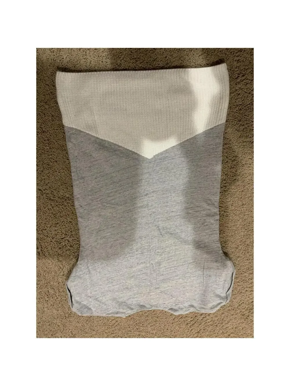 Women's ZARA short sleeve top tunic gray/ white S SMALL shirt